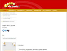 Tablet Screenshot of lotto-vindertal.net